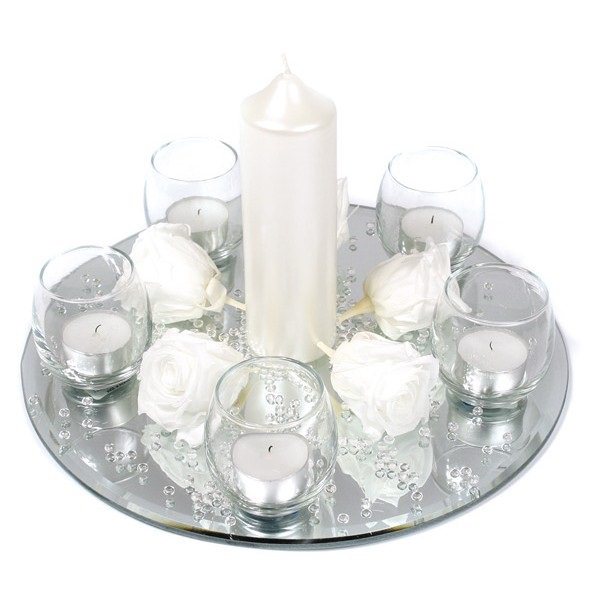 38mm Picture Mirror Glass Plates - Brass Plated - Secure Frame Hanging - View #8